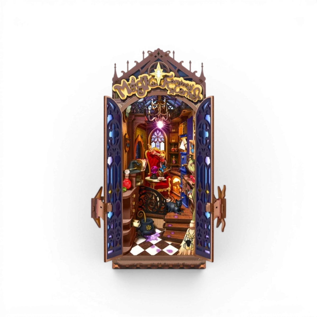 Book Nook Magic Fantasy Corner – Kit DIY 185 pièces