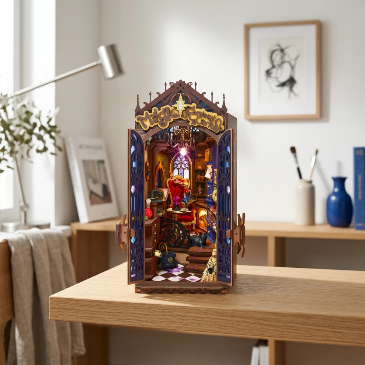 Book Nook Magic Fantasy Corner – Kit DIY 185 pièces