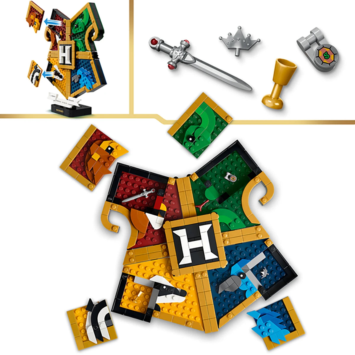 76462 - Le blason des maisons de Poudlard - LEGO® Harry Potter™