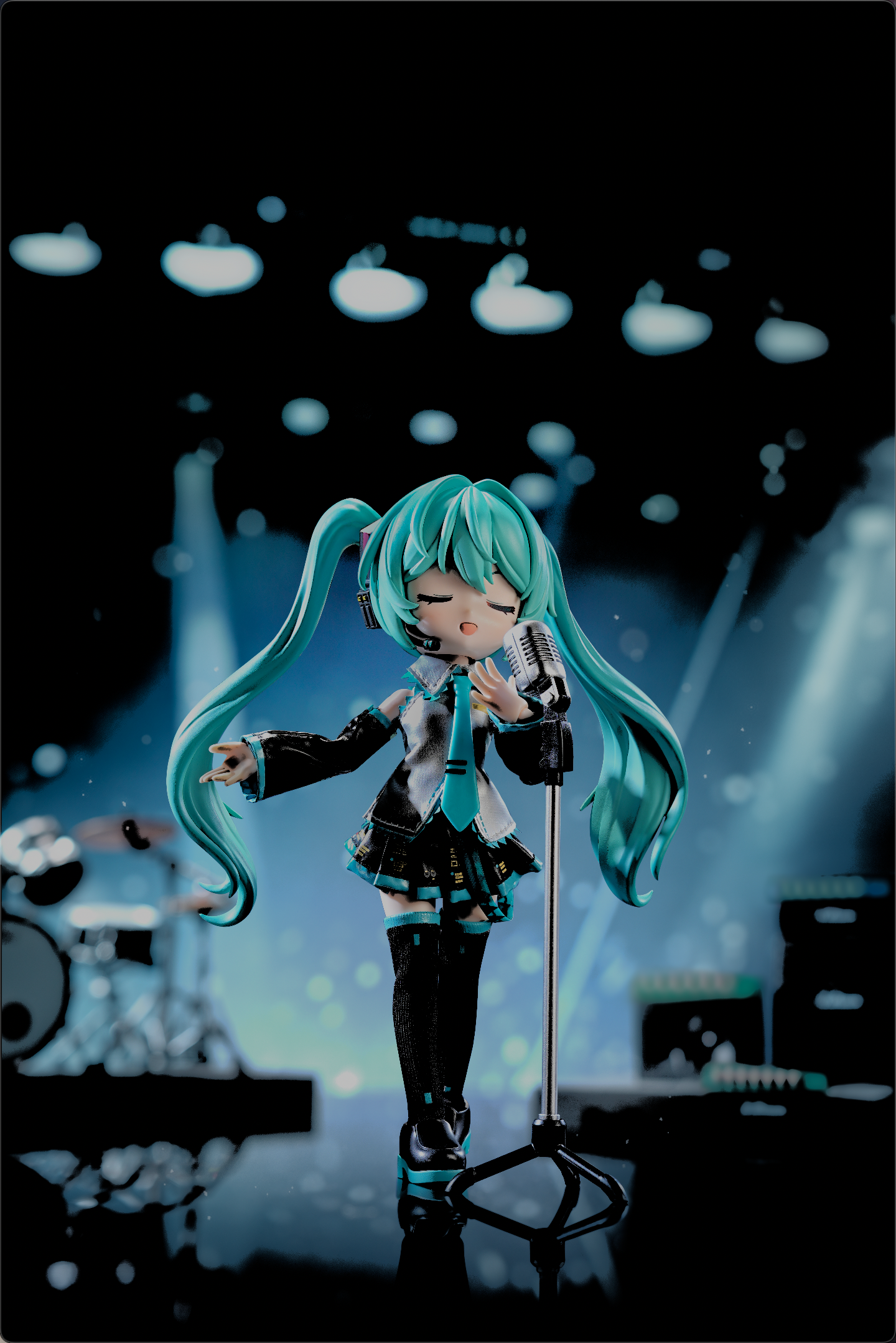 Figurine à assembler DaaLaMode Series - Hatsune Miku Official Outfit