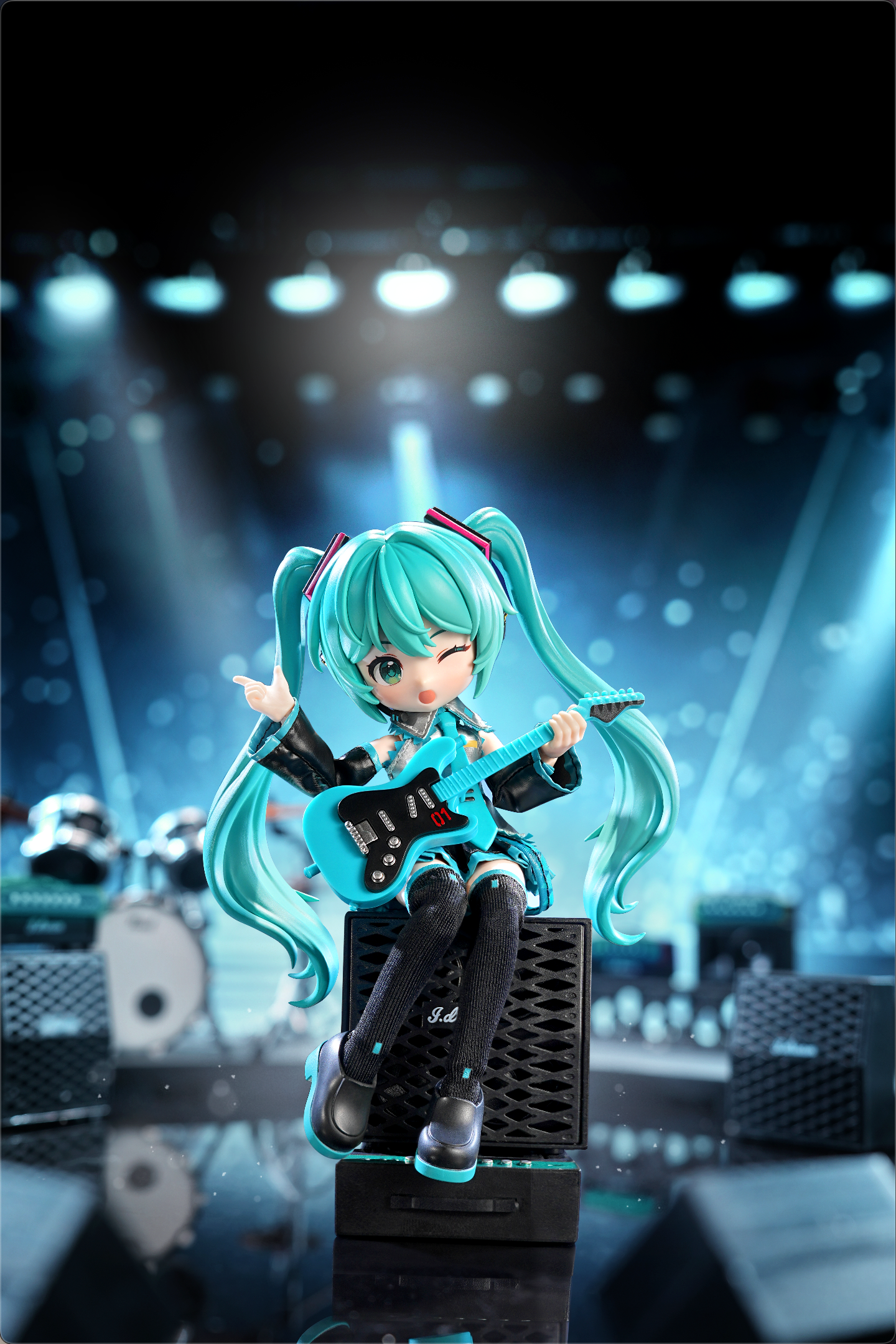 Figurine à assembler DaaLaMode Series - Hatsune Miku Official Outfit