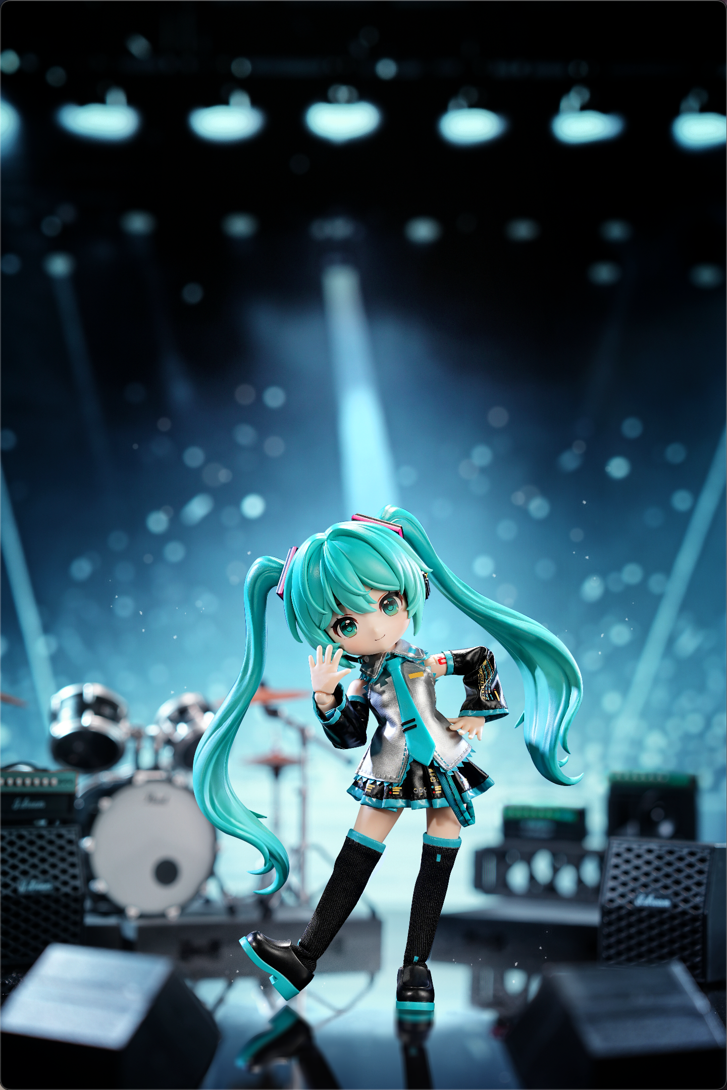 Figurine à assembler DaaLaMode Series - Hatsune Miku Official Outfit