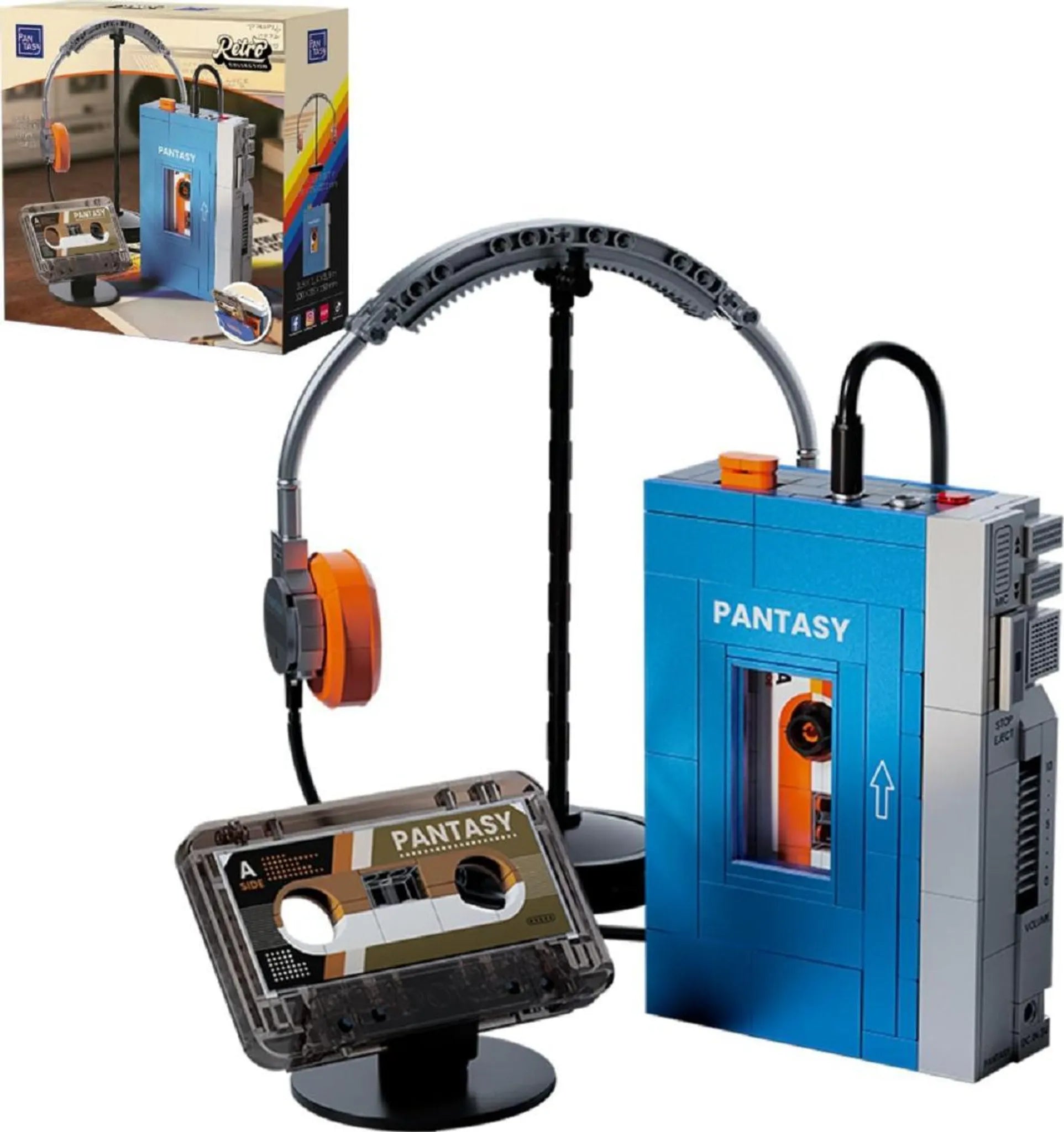 Set de construction Walkman rétro (569 pièces)