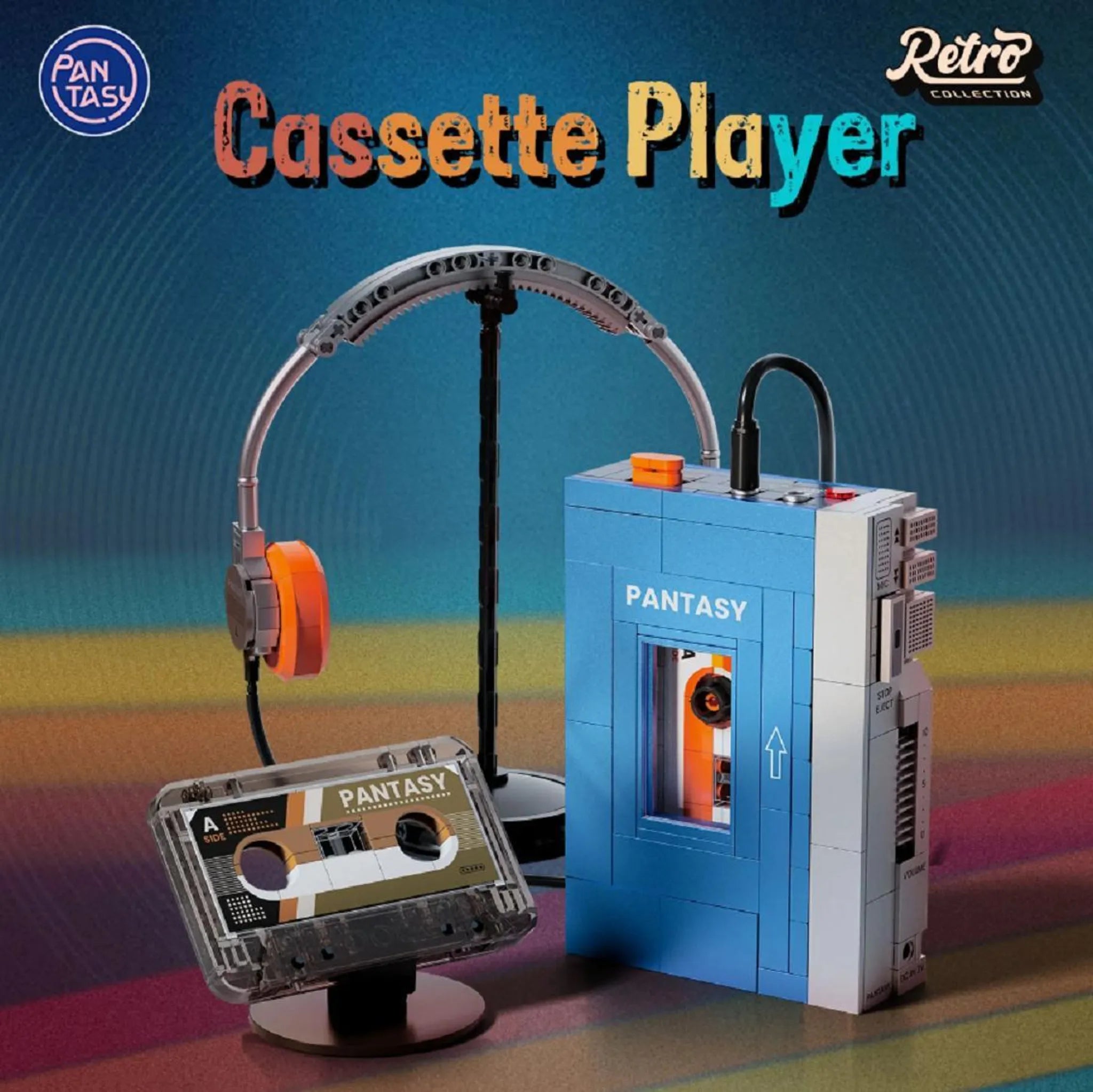 Set de construction Walkman rétro (569 pièces)