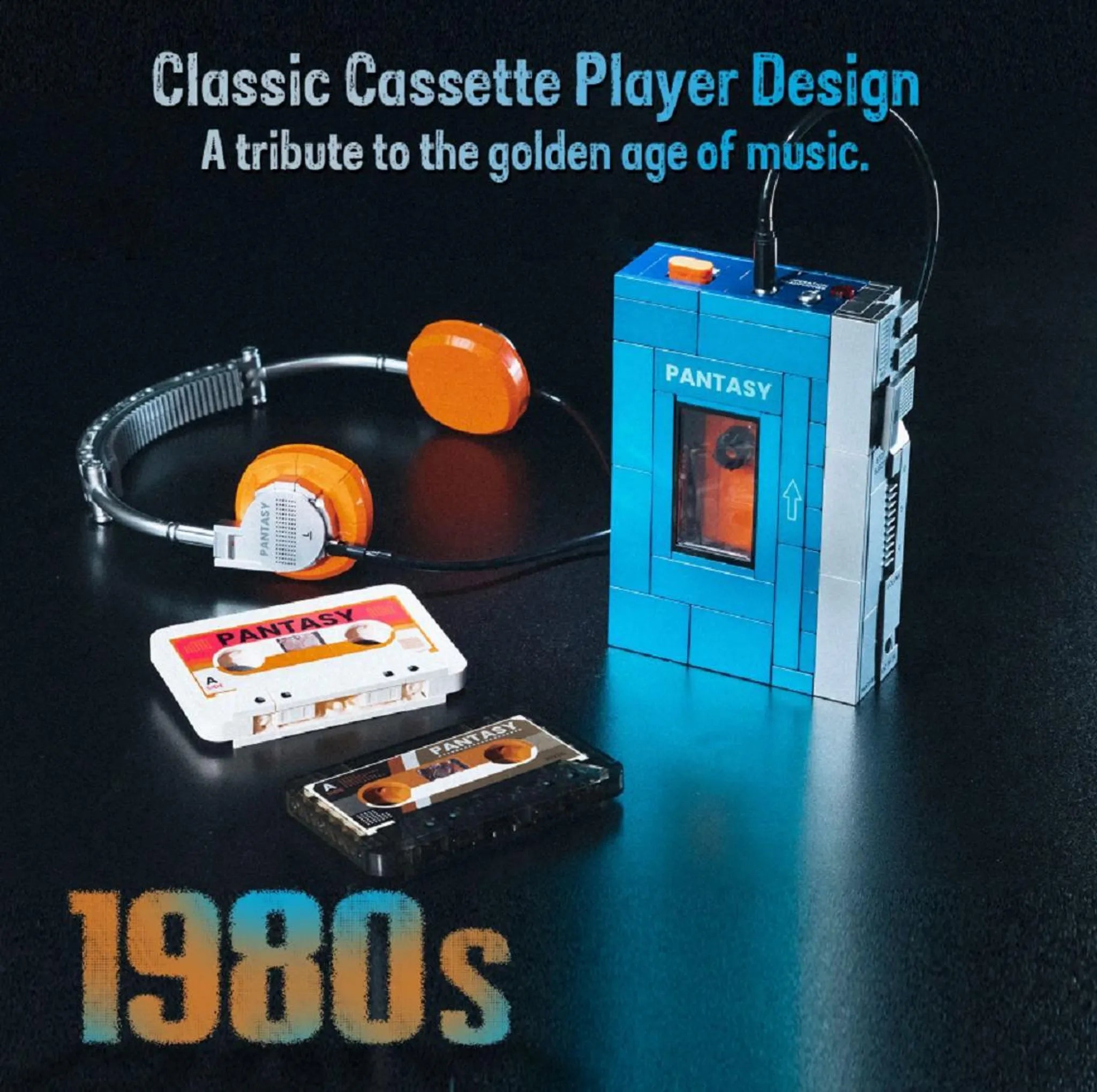 Set de construction Walkman rétro (569 pièces)