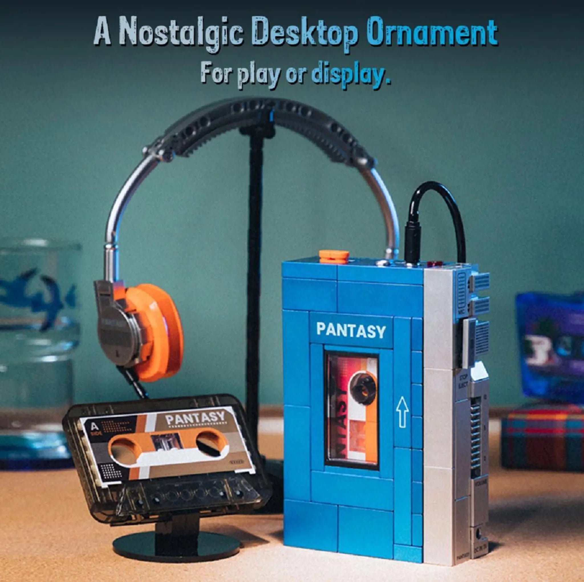 Set de construction Walkman rétro (569 pièces)