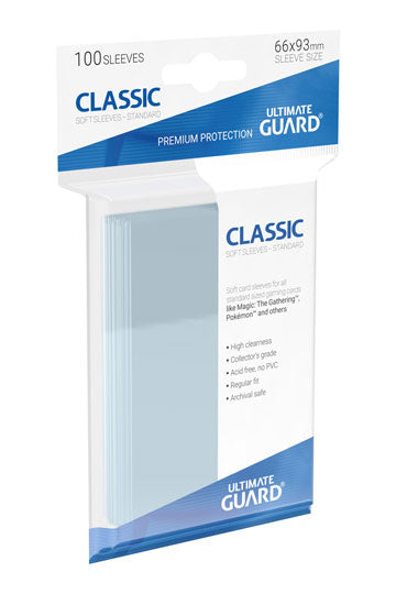 100 pochettes plastique standards - Ultimate Guard
