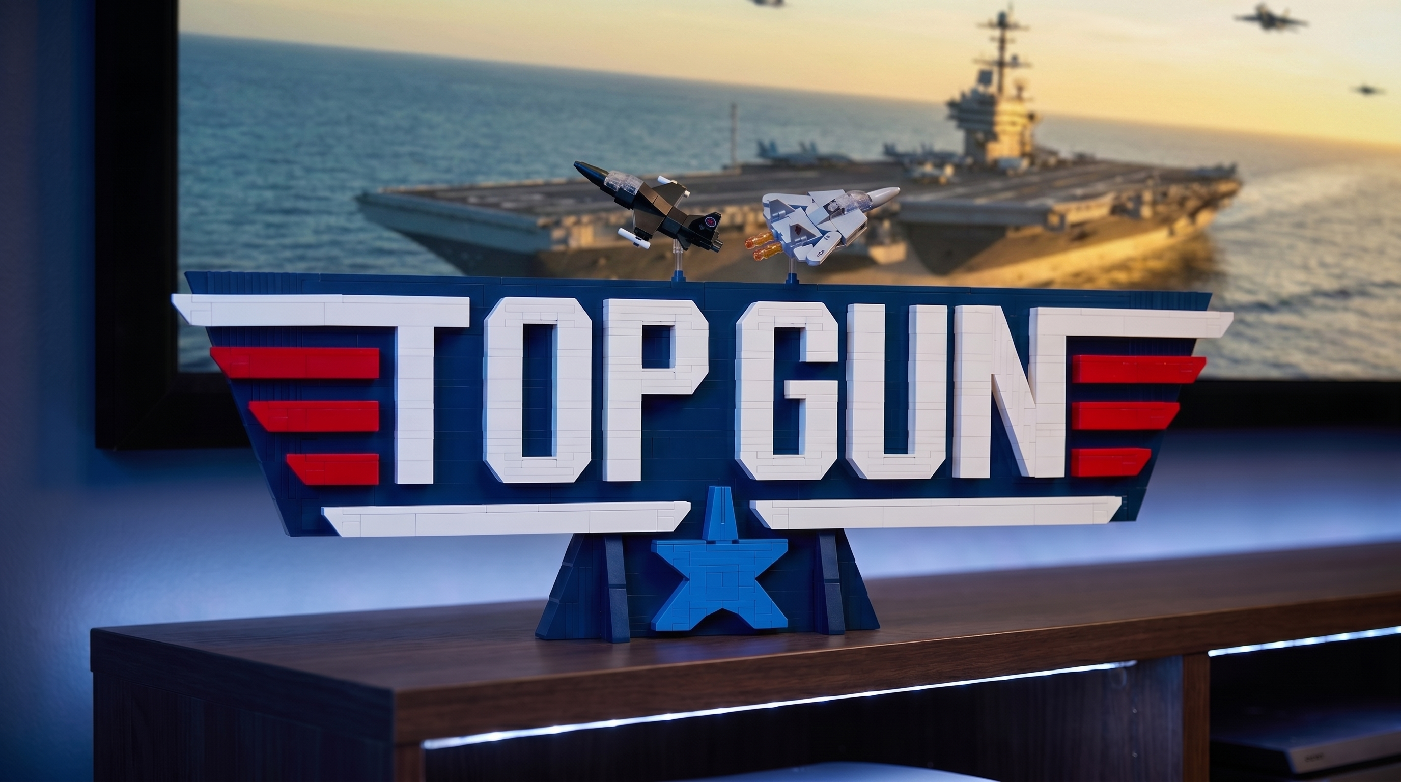 Set de construction Logo Top Gun