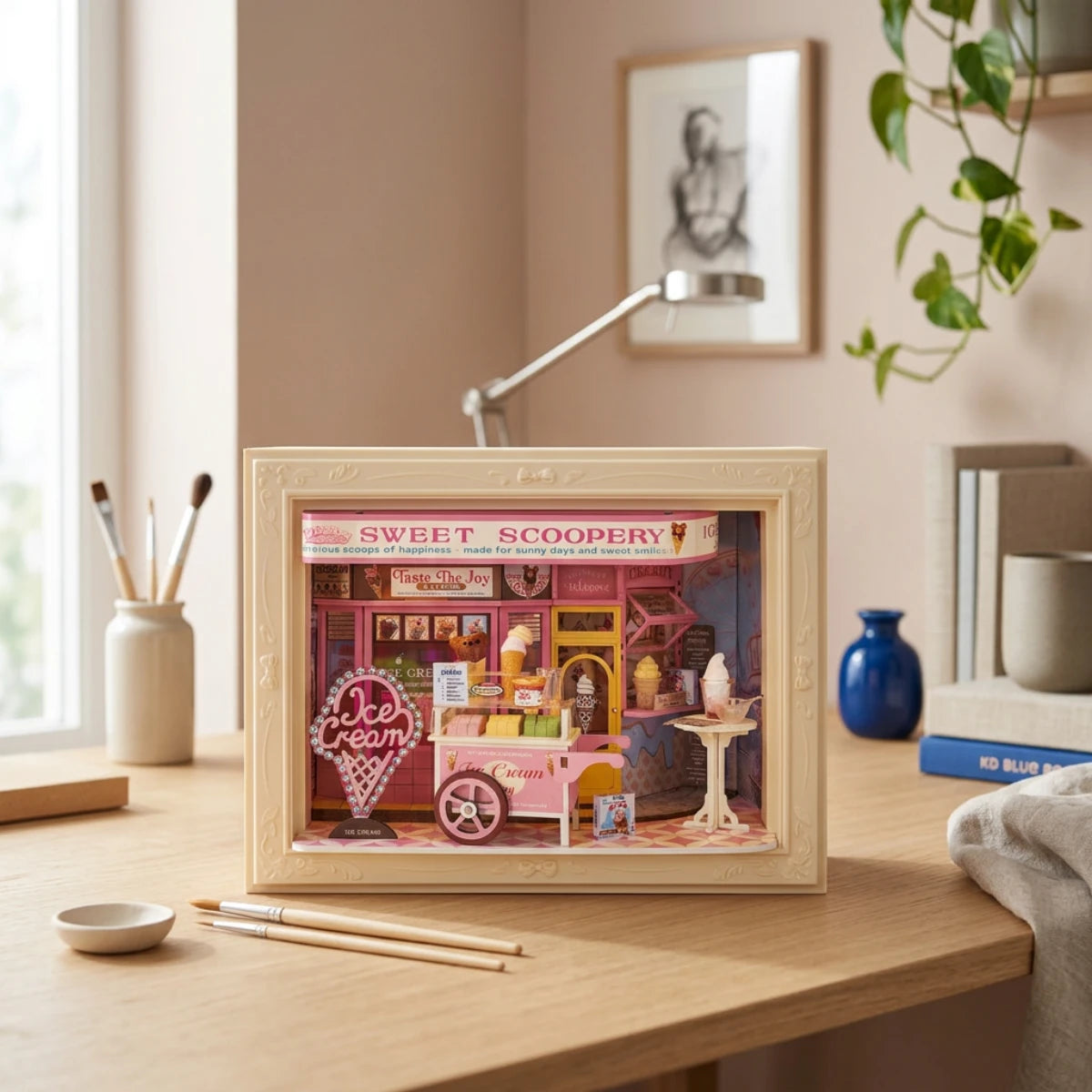 Maquette Sweet Scoopery Ice Cream – Boutique DIY Rolife
