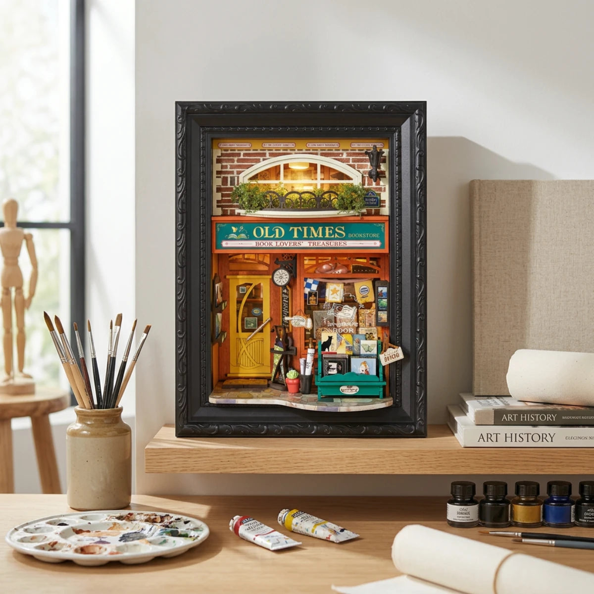Maquette Old Times Bookstore – Librairie DIY Rolife