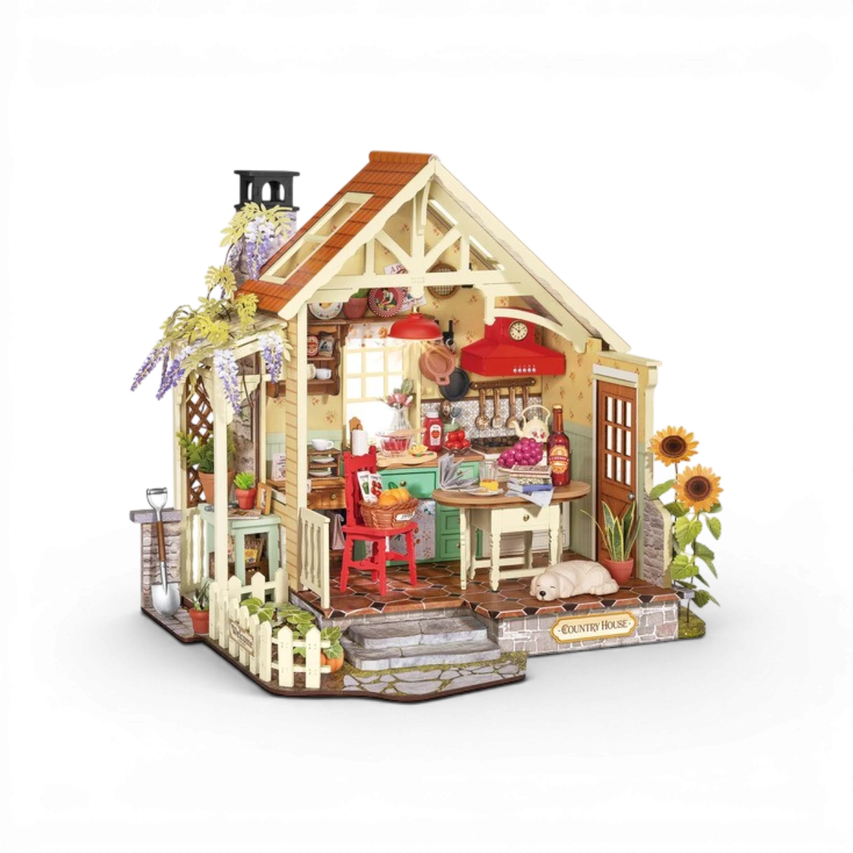 Sunlit Farmhouse Kitchen