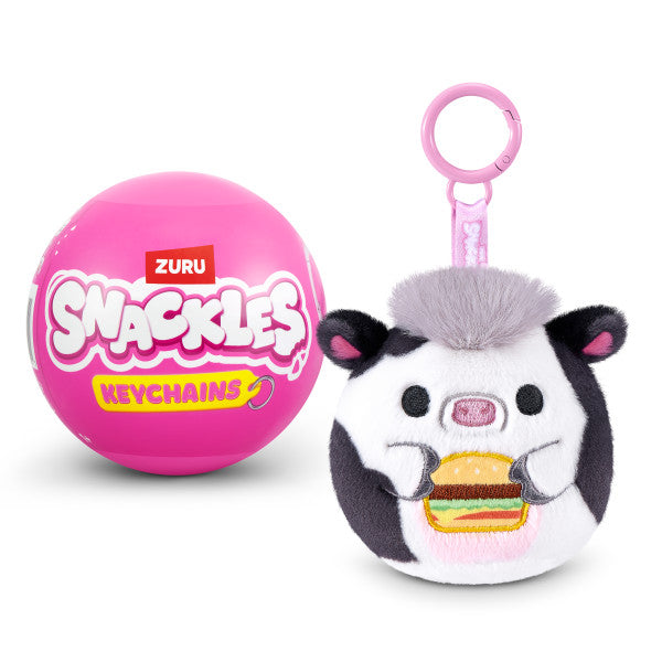 Mini peluche porte-clés Snackles 8cm (modèle aléatoire)