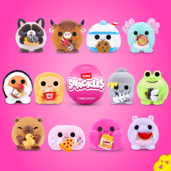 Peluche Snackle 12cm Series 2 (modèle aléatoire)