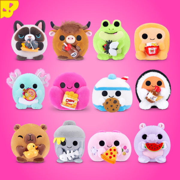 Peluche Snackle 12cm Series 2 (modèle aléatoire)