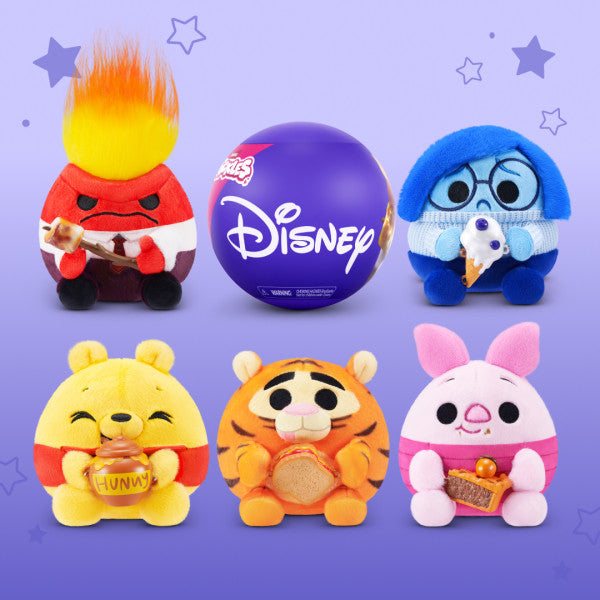 Peluche Snackles Disney 12cm Series 2 (modèle aléatoire)