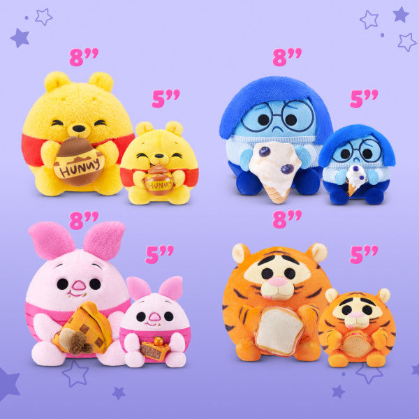 Peluche Snackles Disney 12cm Series 2 (modèle aléatoire)