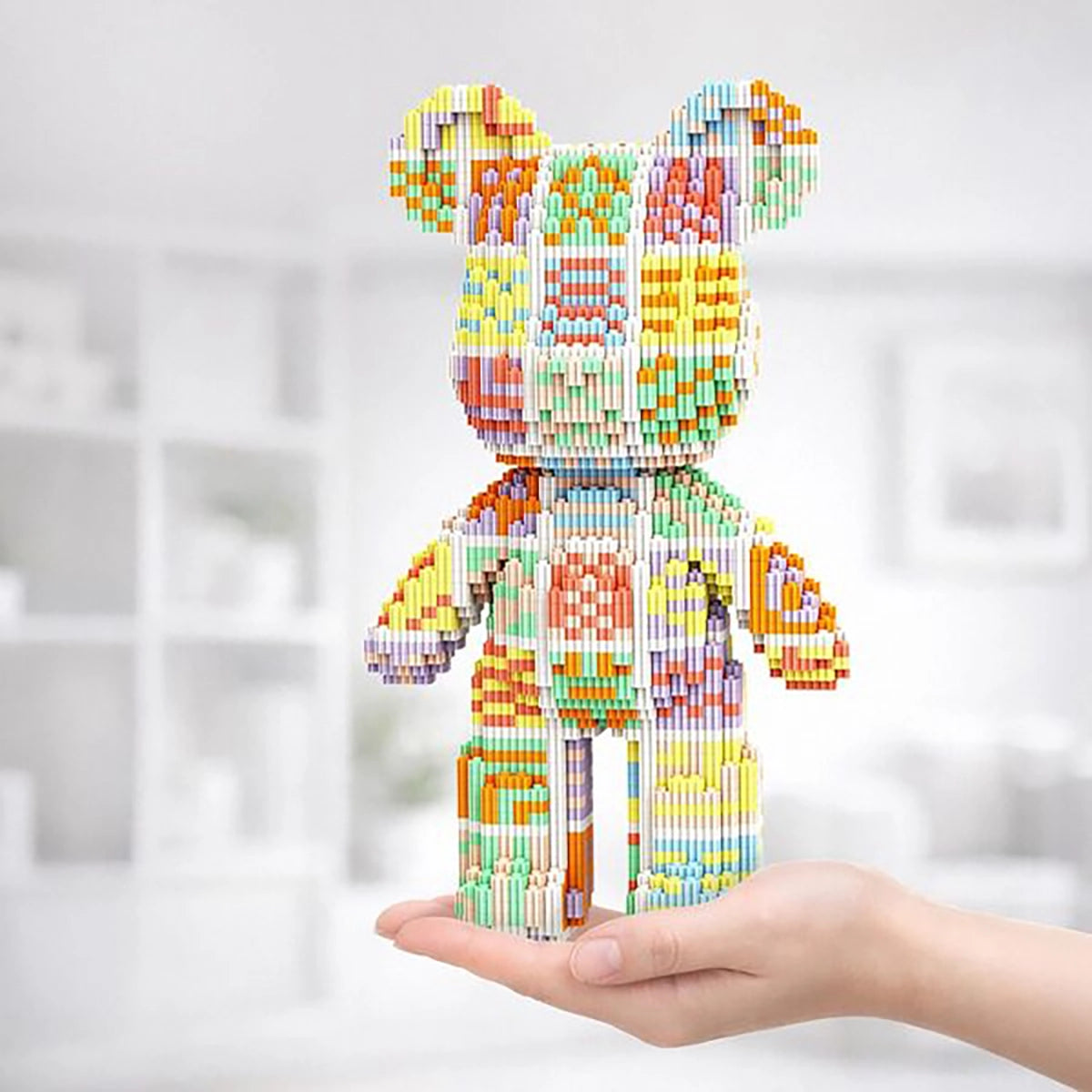 Maquette M Blocks - Ours Cutebear-Q Esprit bohème (3483 pièces)