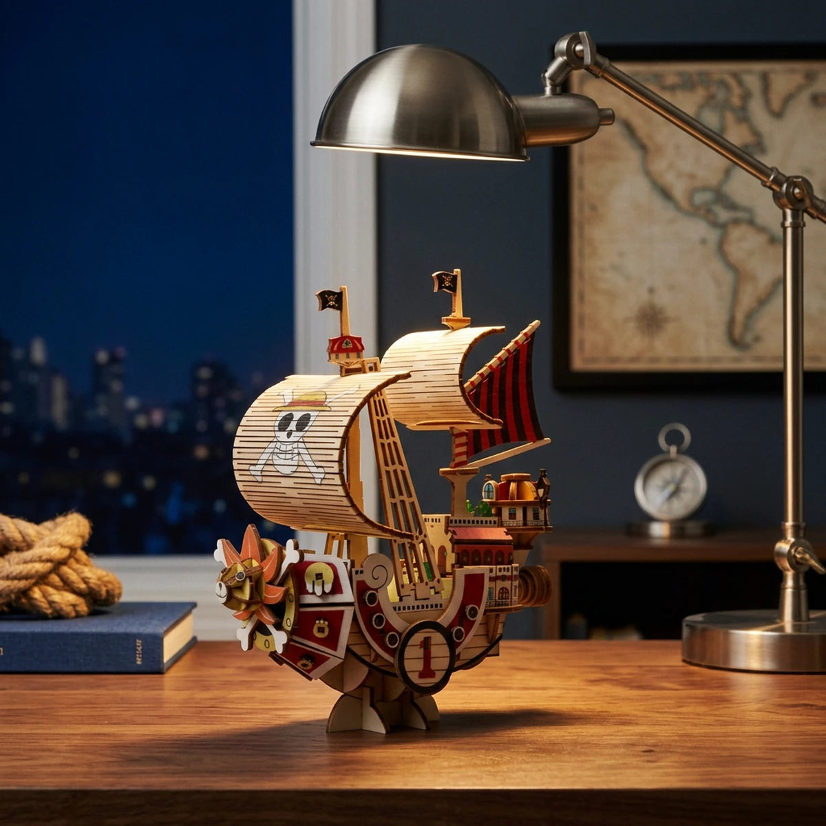 Kit Book Nook Wa-Gu-Mi One Piece - Bateau Thousand Sunny