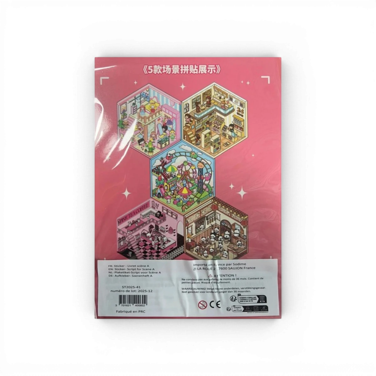 Livret de stickers Kawaii A