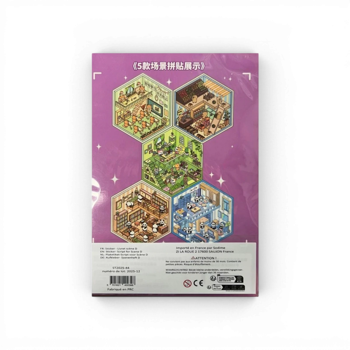 Livret de stickers Kawaii D