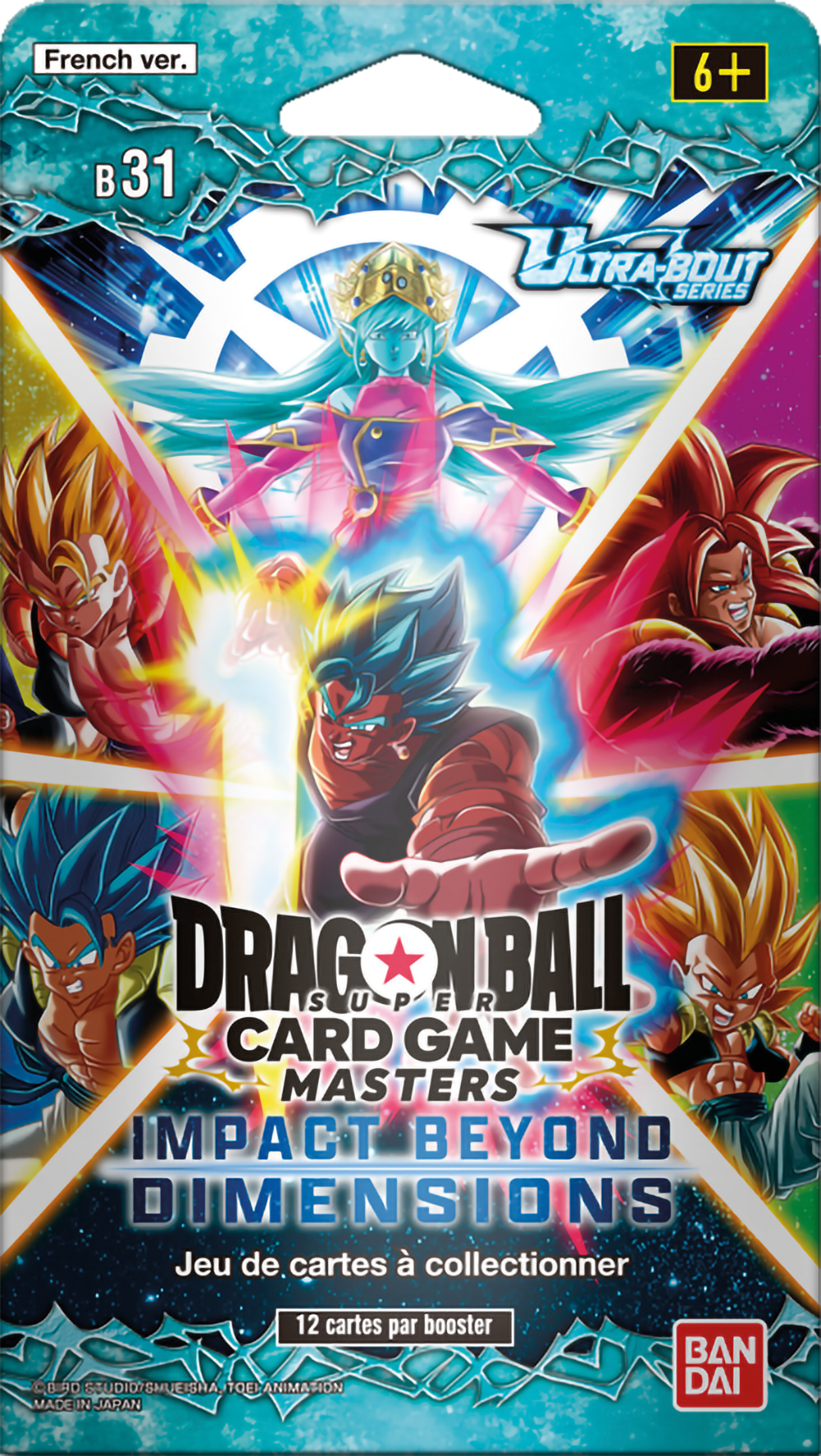 Cartes Dragon Ball Booster B31 Impact Beyond Dimensions