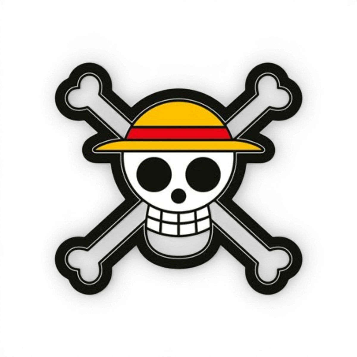 One Piece oreiller Jolly Roger 33 cm