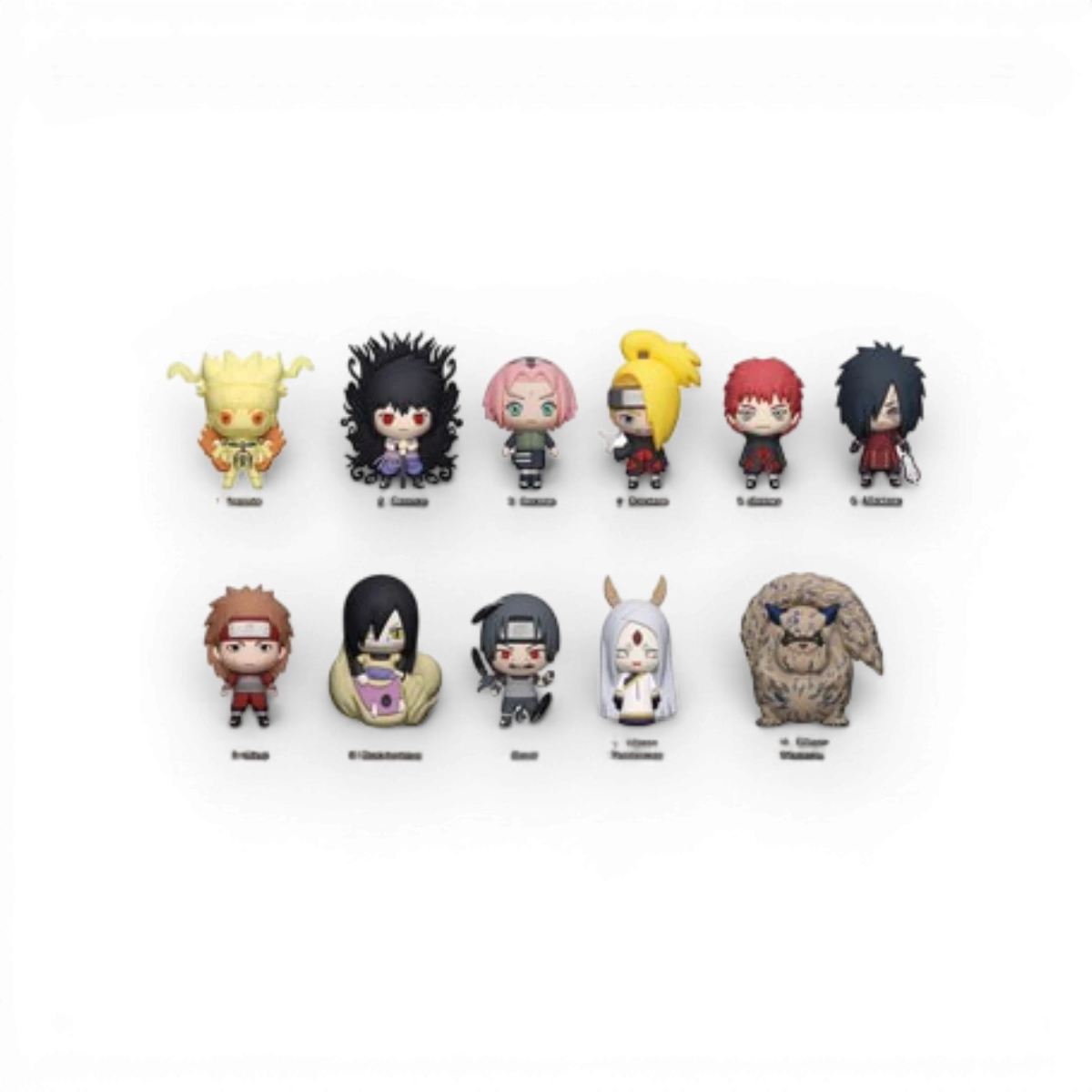 Naruto présentoir porte-clés sac à dos 3D Series 6 (24)