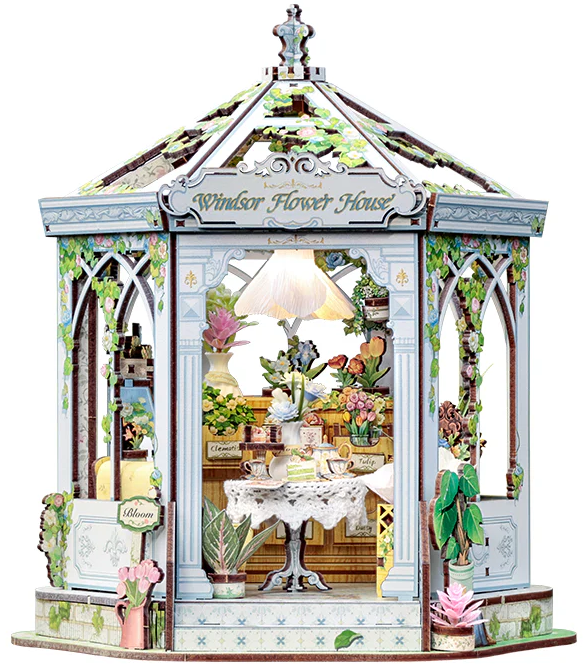 Kit DIY Book Nook - Windsor Flower House