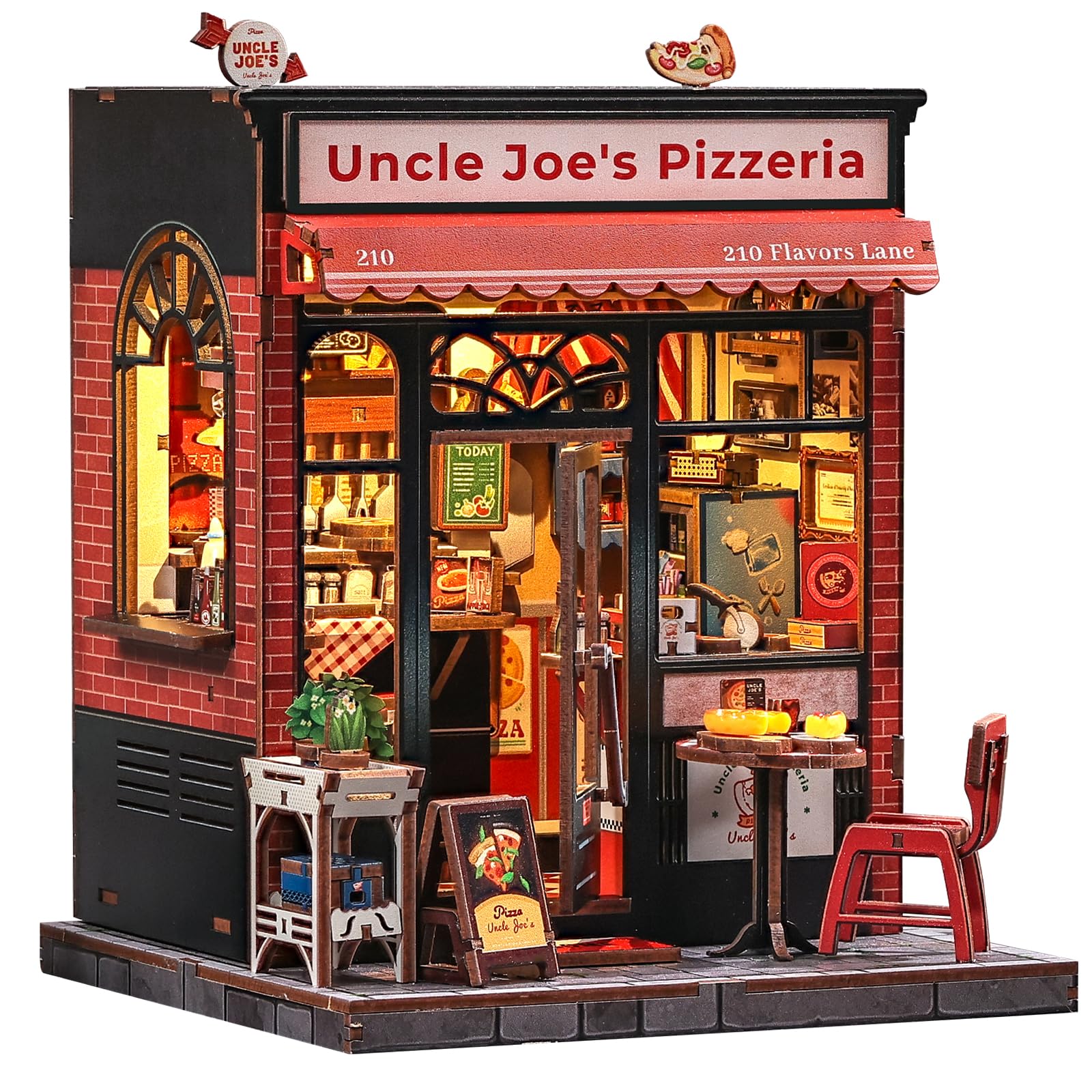 Kit DIY Book Nook - Uncle Joe's Pizzeria
