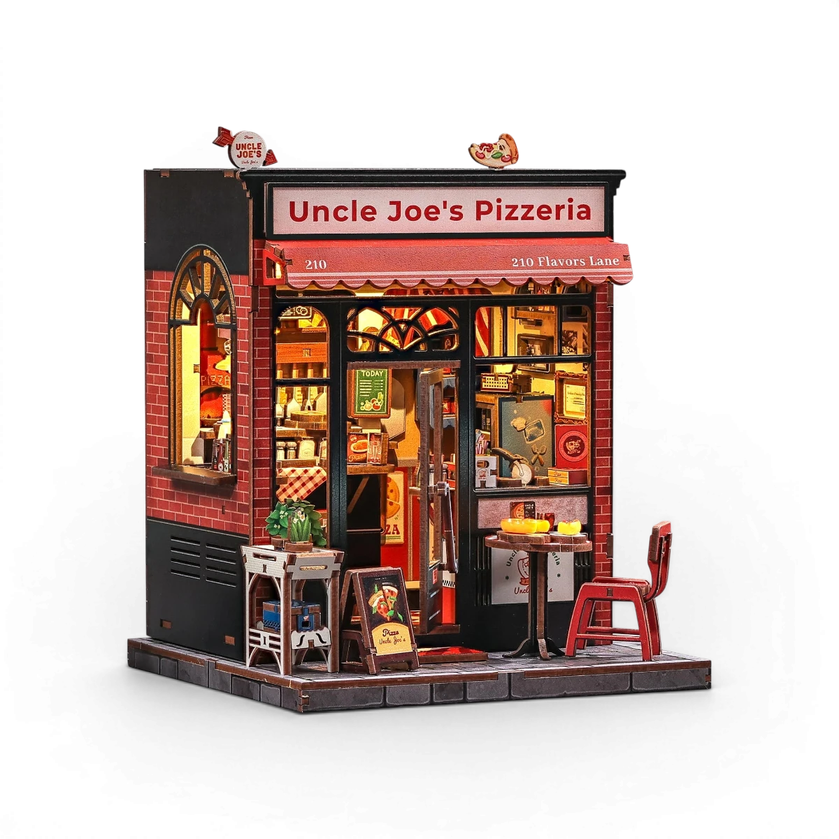 Kit DIY Book Nook - Uncle Joe's Pizzeria