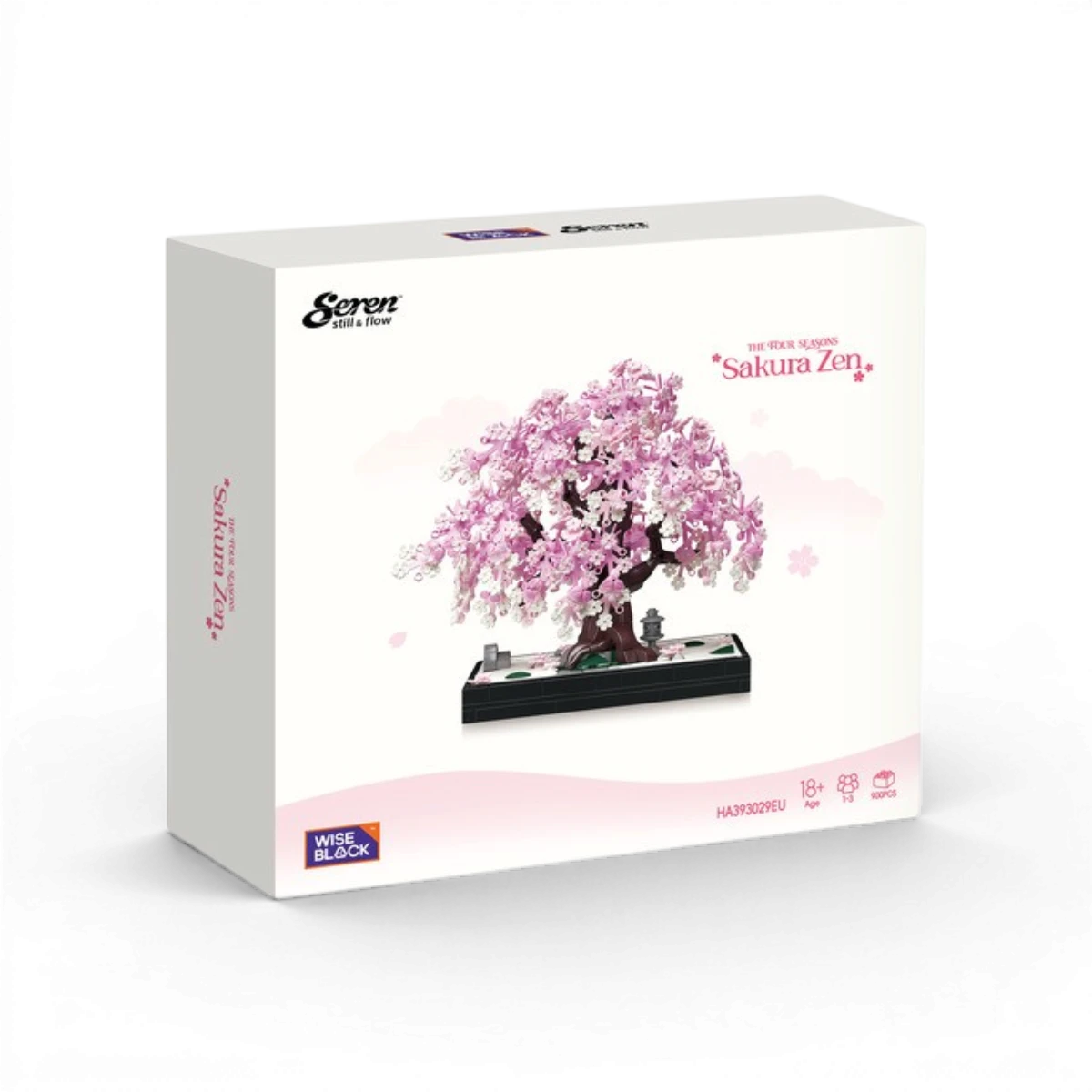 Set de construction Sakura Zen - Cerisier en fleurs (900 pièces)