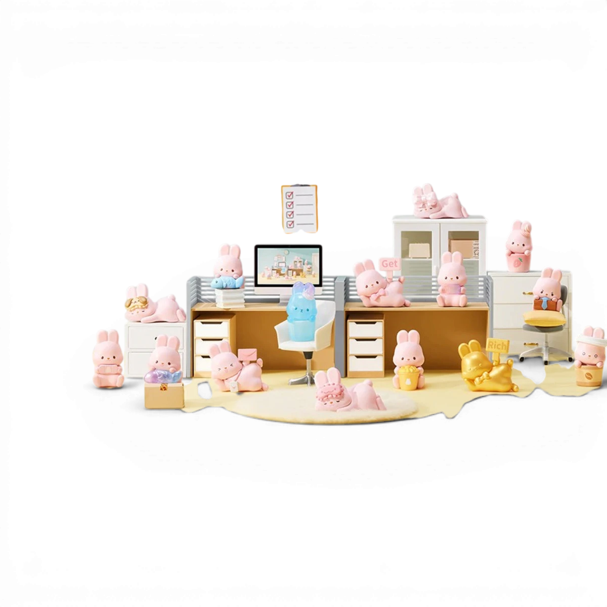 Figurine mystère Momo Bunny - 24h Life Diary (modèle aléatoire)