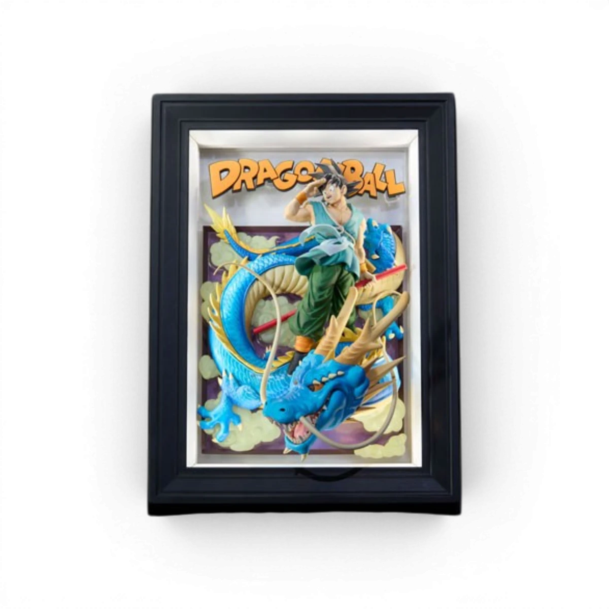 Dragon Ball Z Tamashii Art 3D Relief Picture Son Goku & Dragon 27 cm