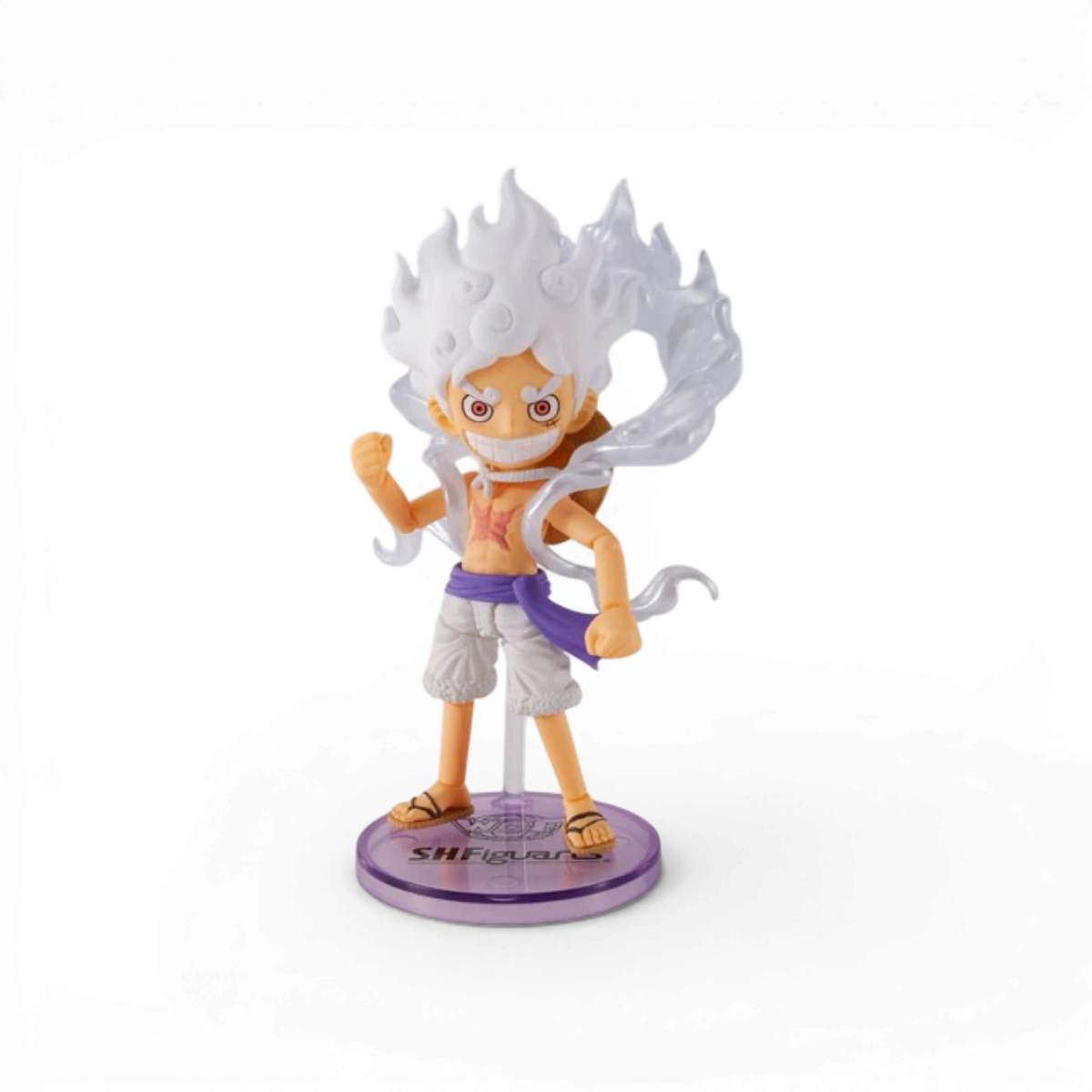 One Piece figurine World Collactable Figures x S.H. Figuarts Monkey D. Luffy Gear 5 8 cm
