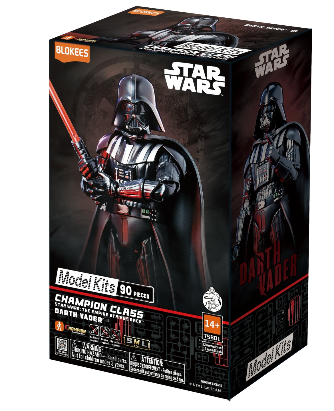Figurine à assembler Star Wars Champion Class 01- Evergreen movie Darth Vader