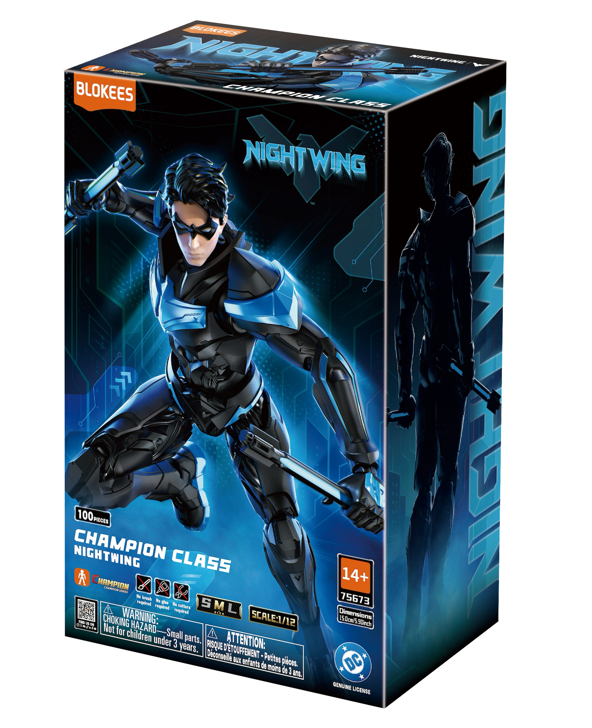 Figurine à assembler DC Champion Class 03 - Nightwing