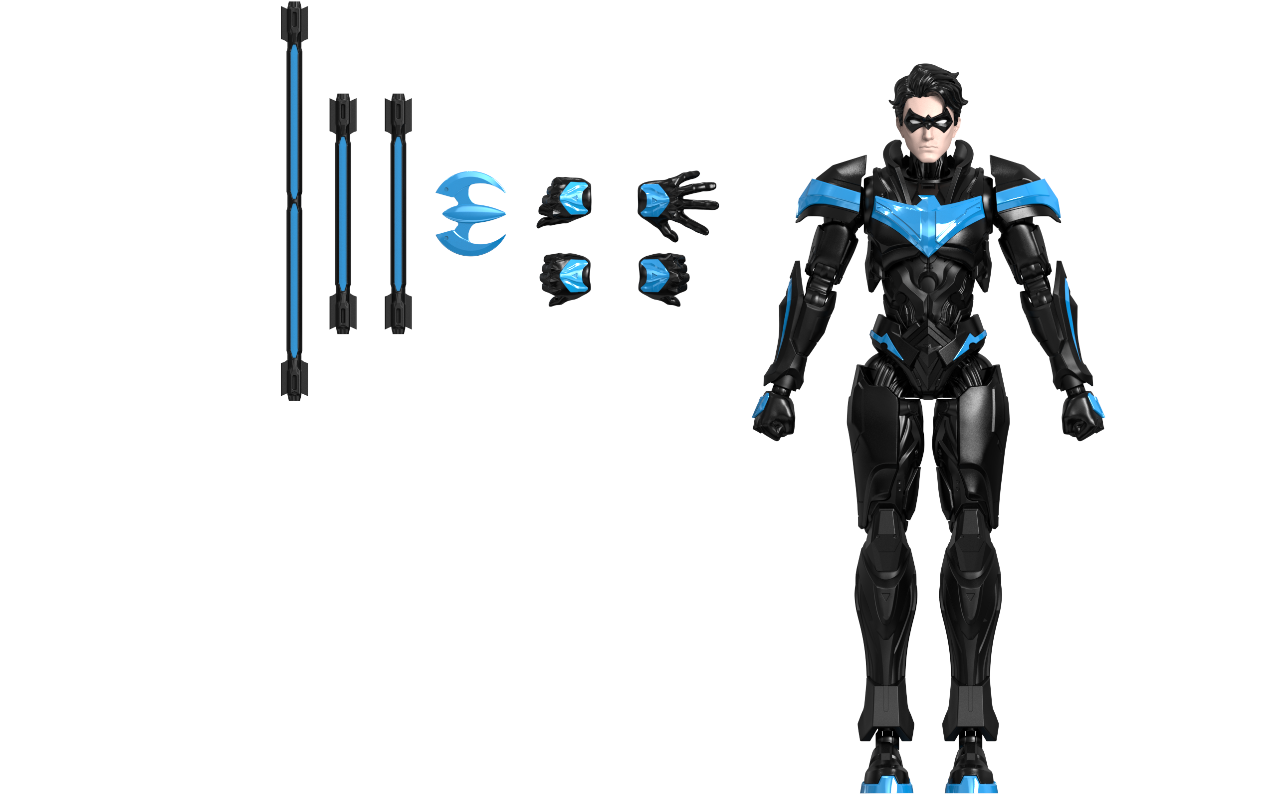 Figurine à assembler DC Champion Class 03 - Nightwing