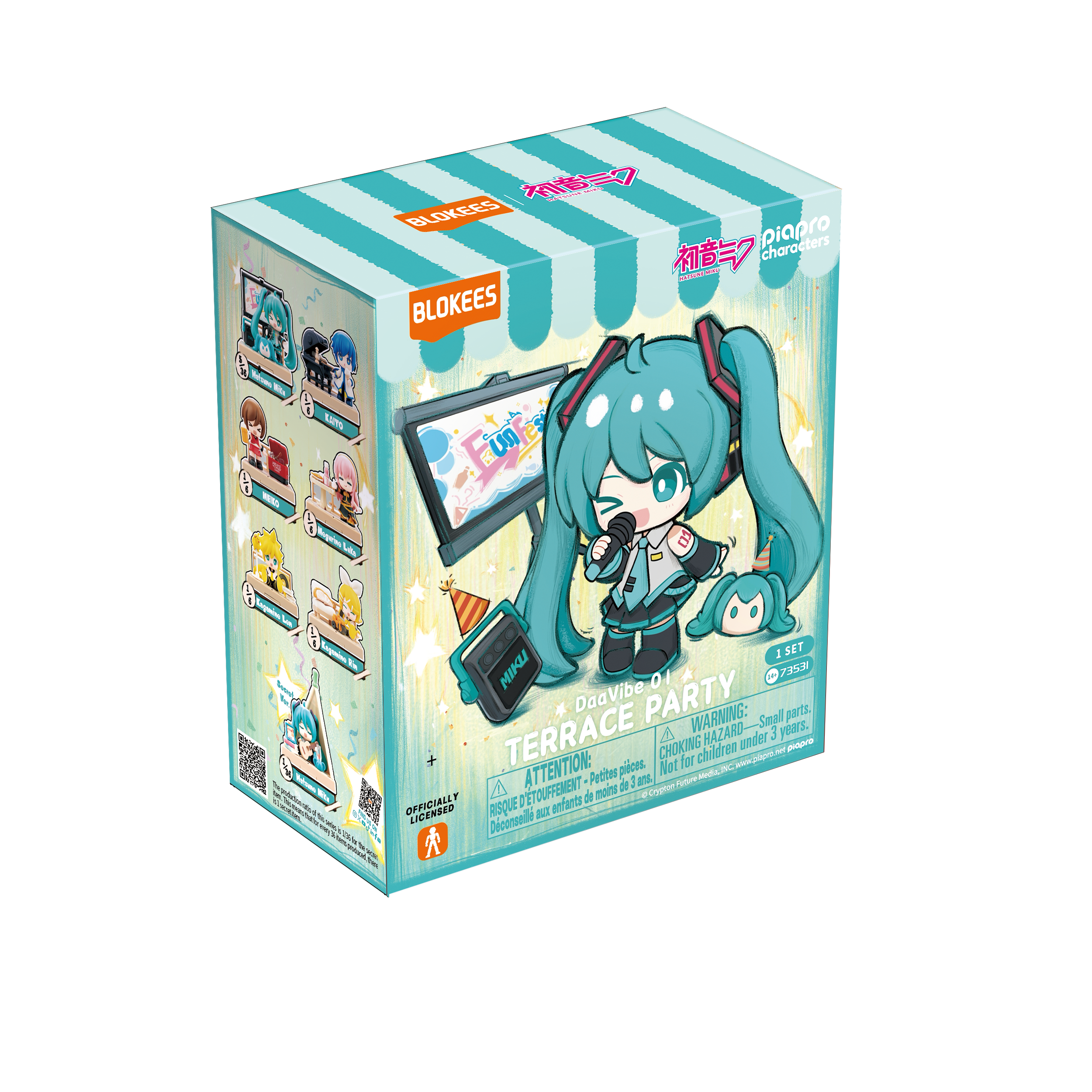 Figurine surprise MIKU DAAVIBE VB01 - Terrace Party (modèle aléatoire)