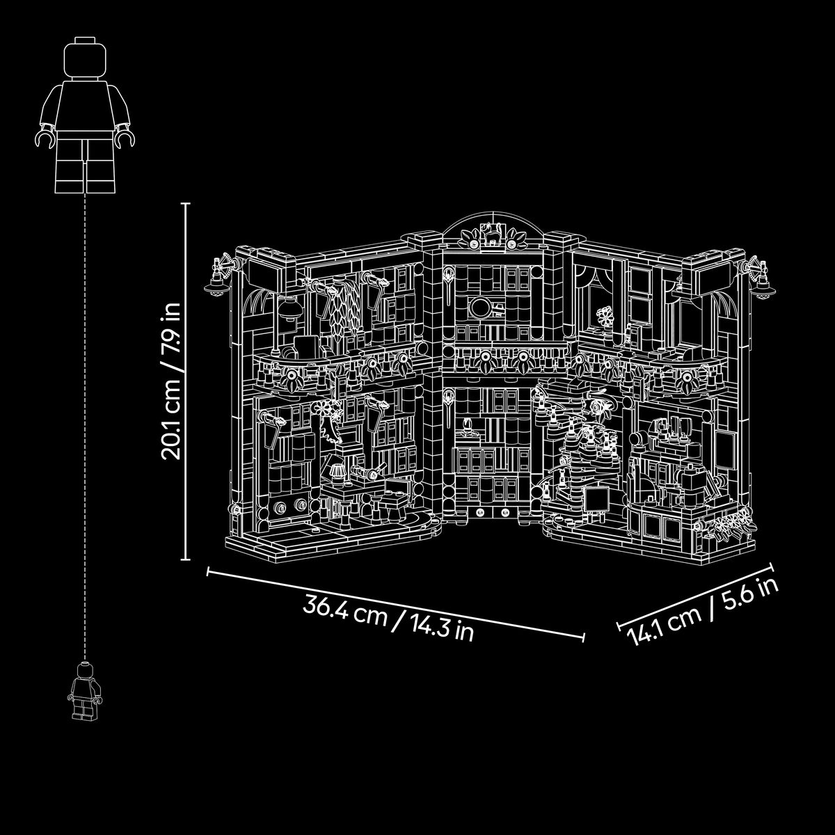 11379 - LEGO® Icons - La Librairie : Book Nook