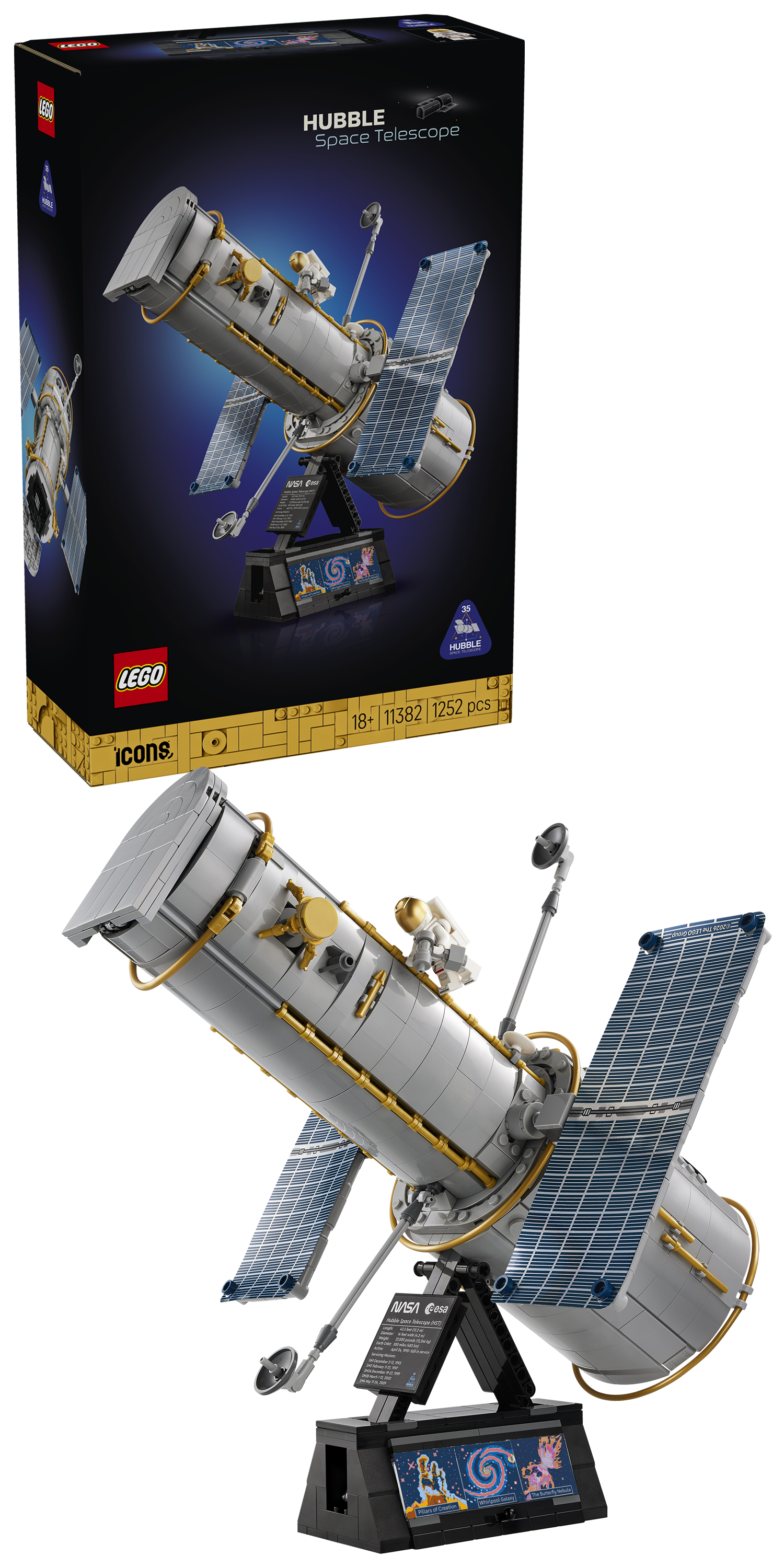 11382 - LEGO® Icons - Le Télescope Spatial Hubble