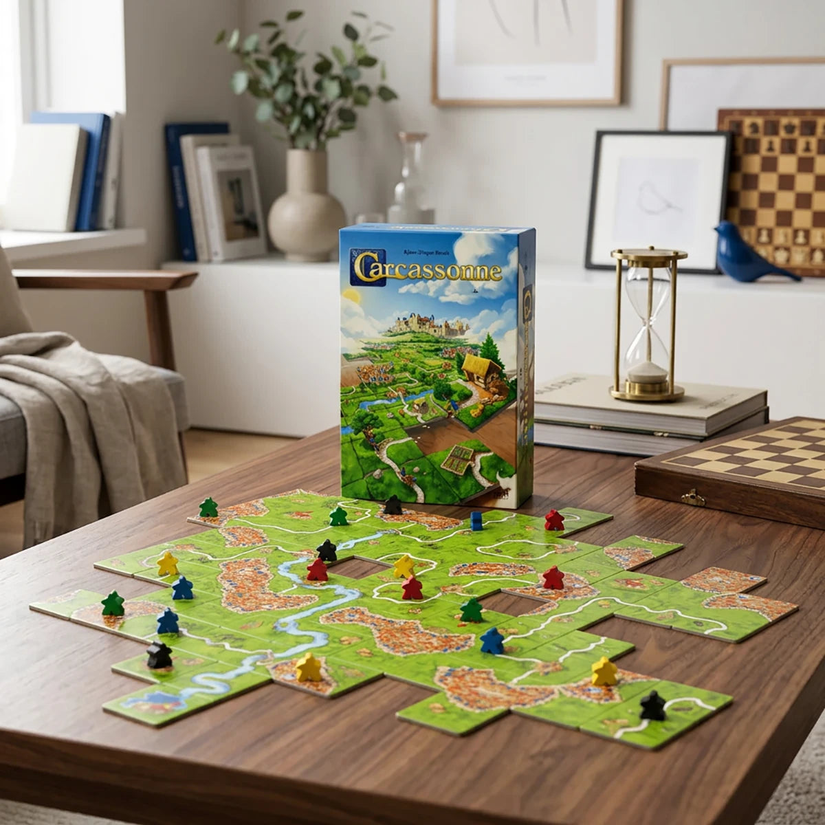 Carcassonne – Jeu de stratégie placement et développement