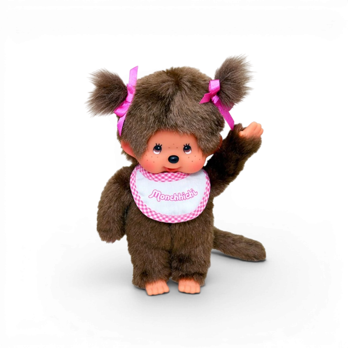 Peluche Monchhichi fille 20cm