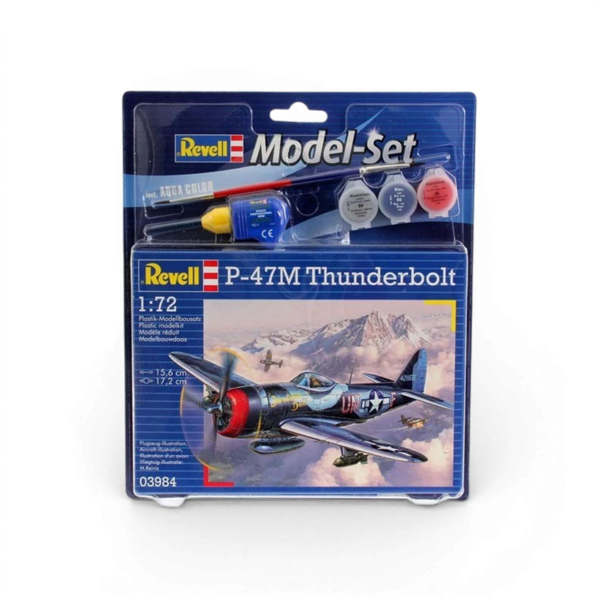 Maquette P47M Thunderbolt (67 pièces)