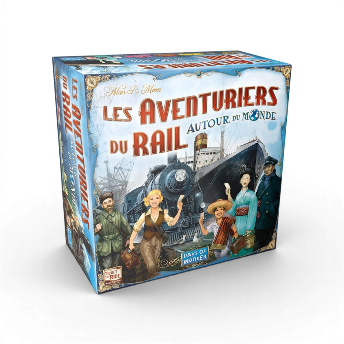 Aventuriers du Rail Autour du Monde – Jeu de stratégie parcours et gestion