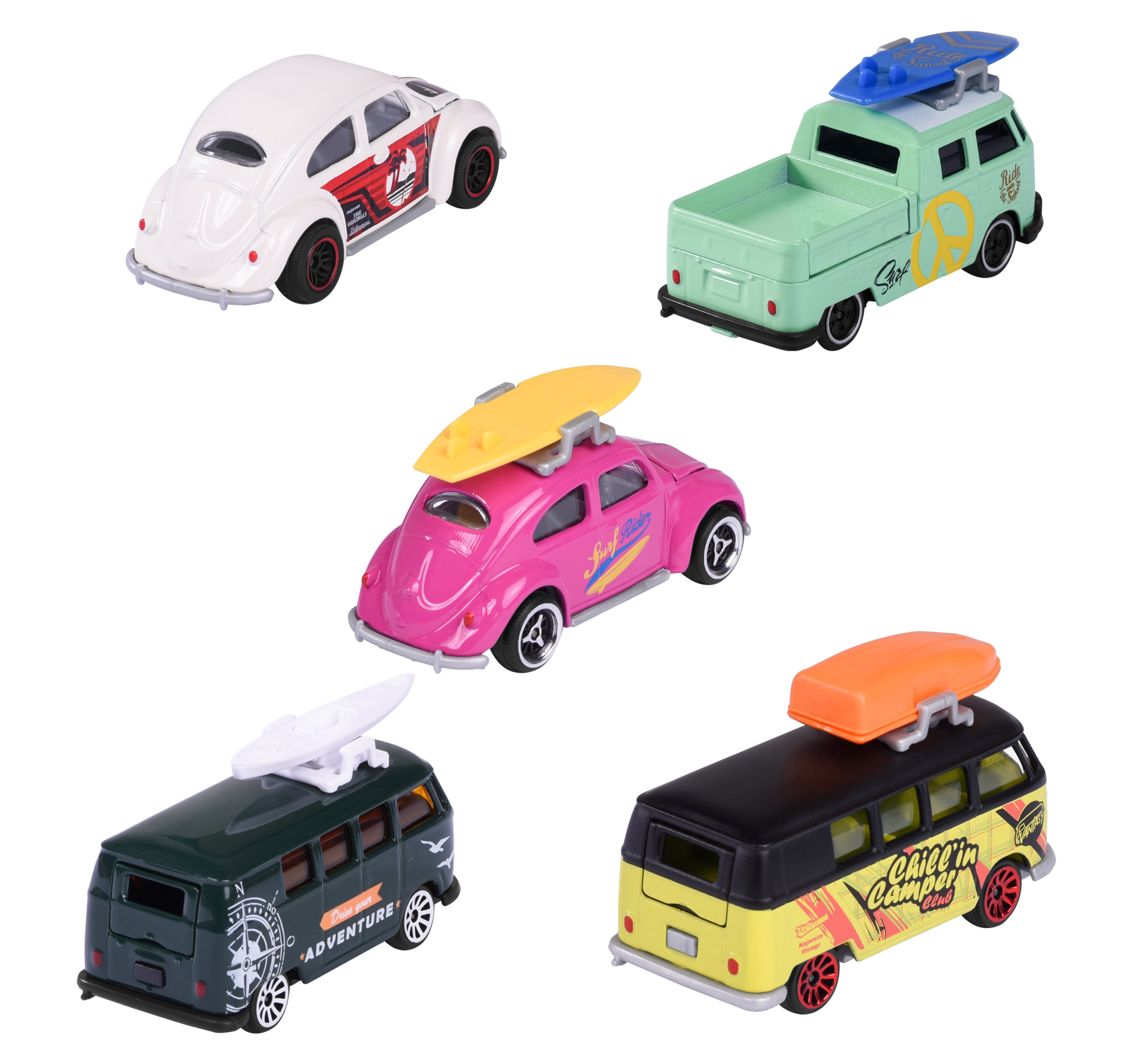 Coffret 5 voitures Volkswagen 1:64 – Majorette