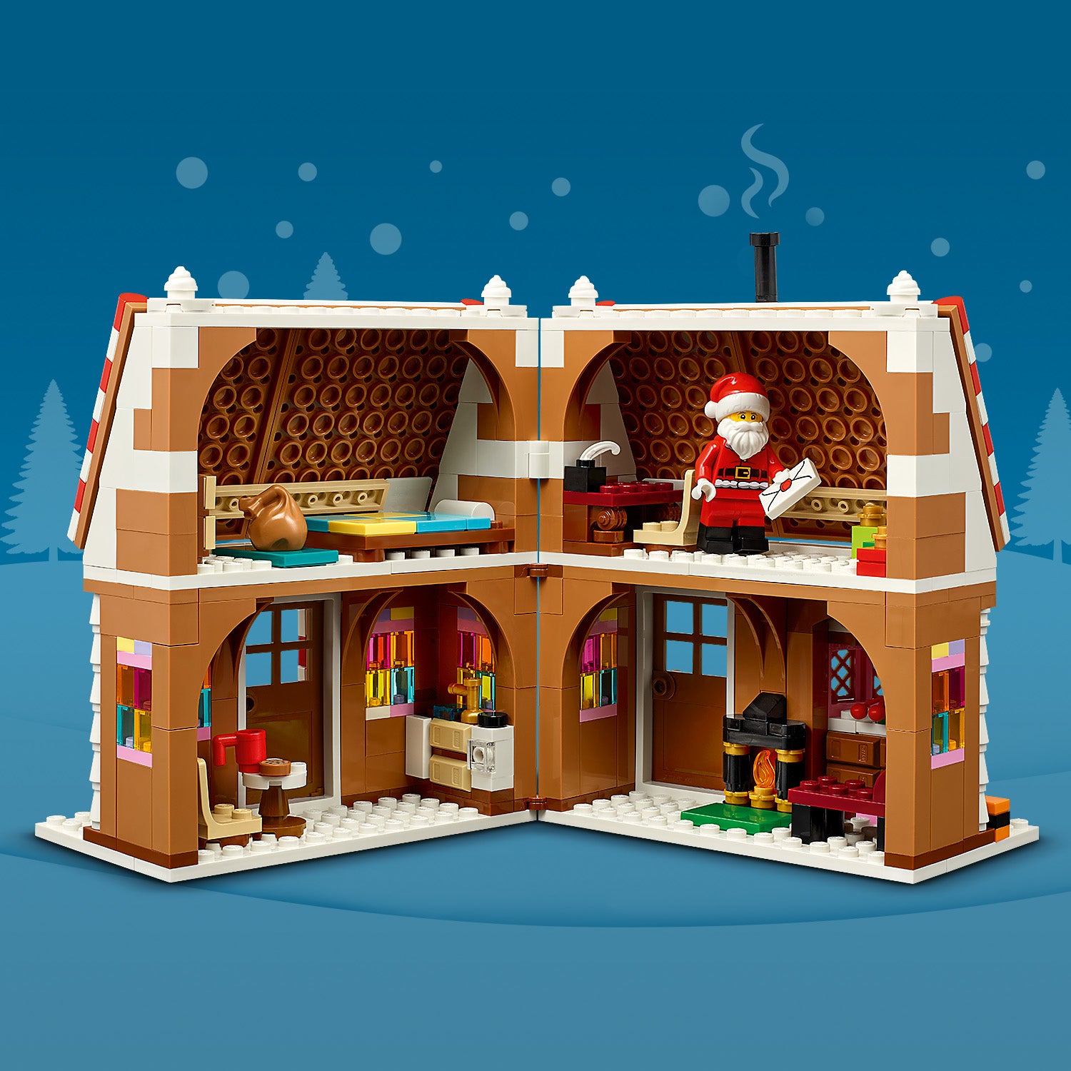 40809 - LEGO® ICONIC - La maison en pain d’épices festive