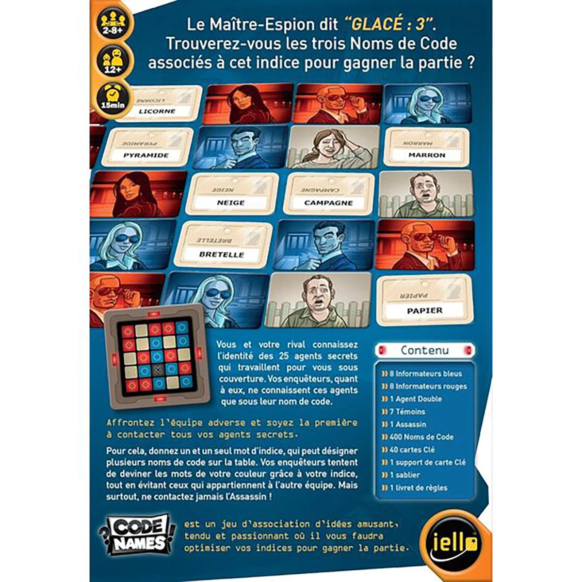Codenames – Jeu de déduction et association
