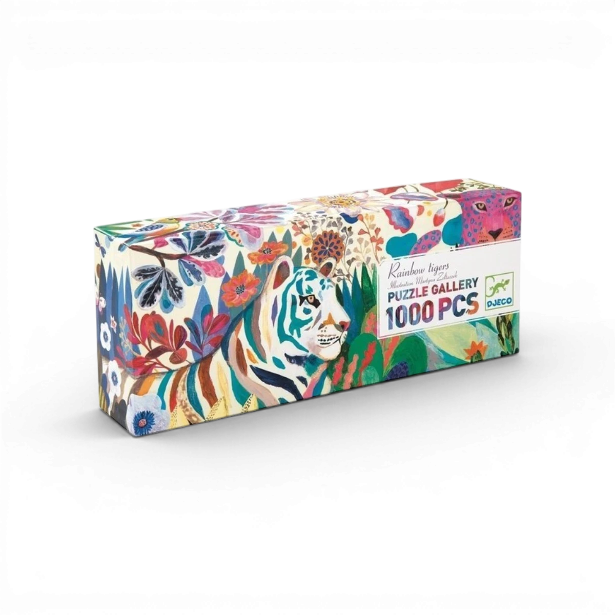 Puzzle Djeco Rainbow Tigers 1000 pièces