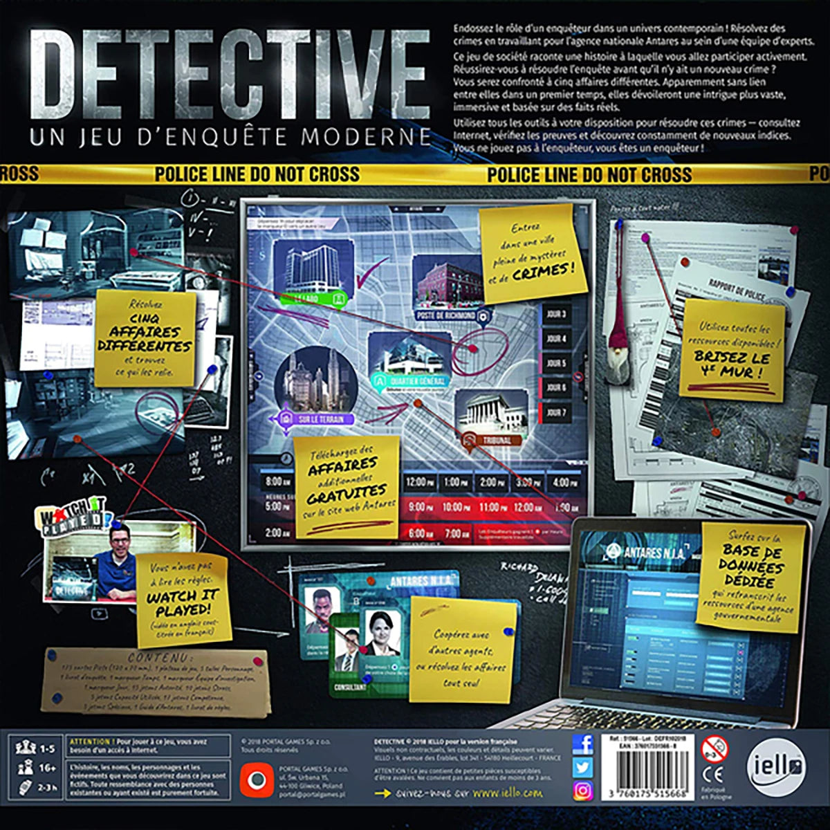 Détective – Jeu d’enquête immersif et suspense