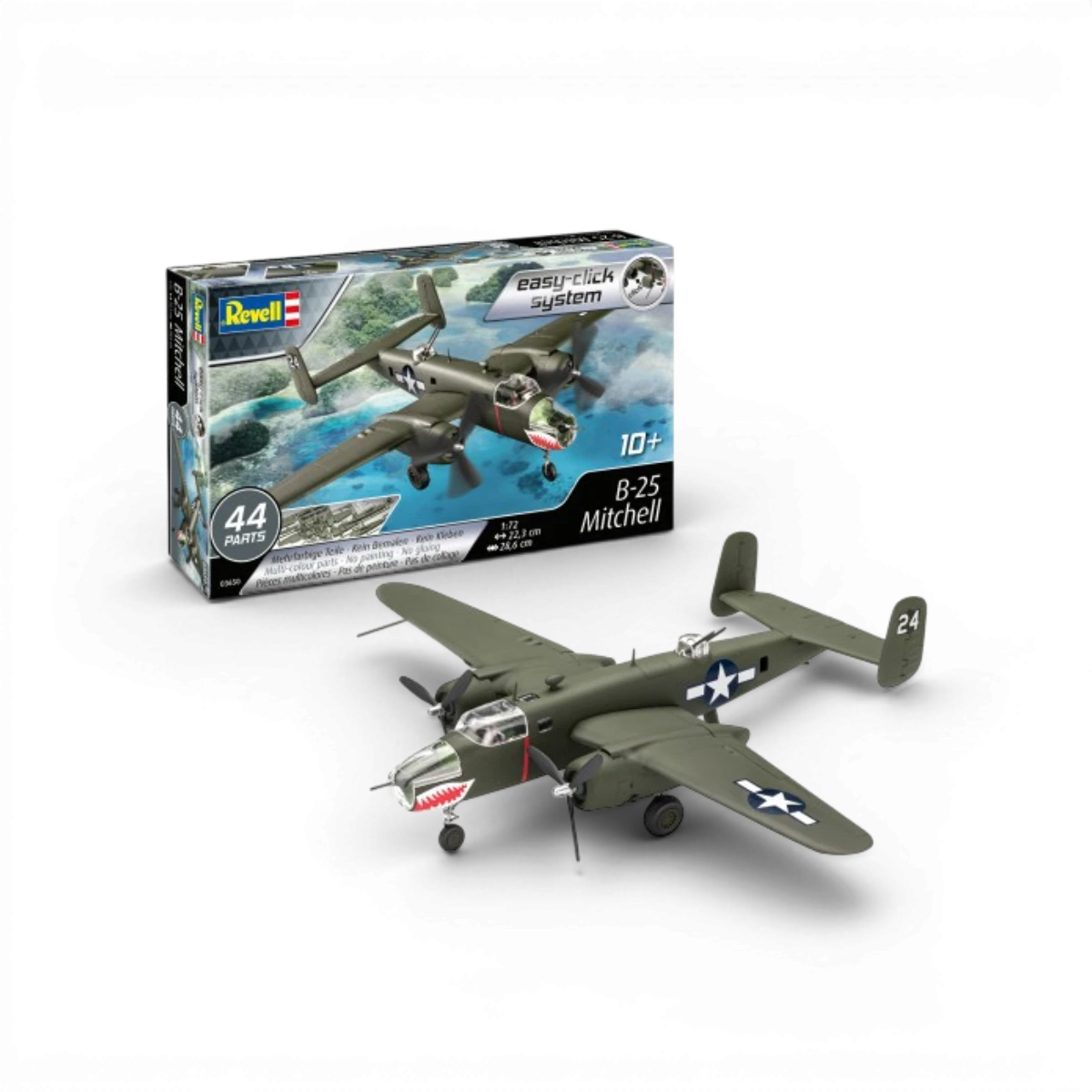 Maquette B25 Mitchell Easy Click (44 pièces)